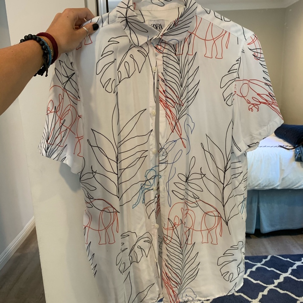 ZARA Slim fit button up